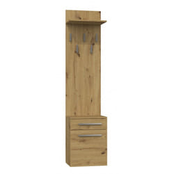 Topeshop DUO WIESZAK ARTISAN cintre Chêne