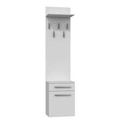 Topeshop DUO WIESZAK BIEL cintre Blanc