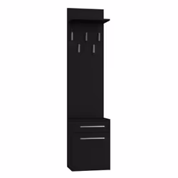 Topeshop DUO WIESZAK CZERŃ, Tableau à particules, Noir, 5 pièce(s)