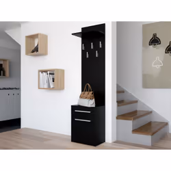 Topeshop DUO WIESZAK CZERŃ cintre Noir