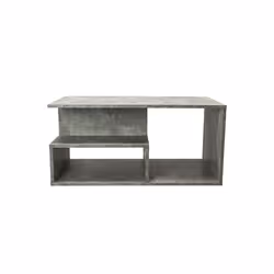 Topeshop PRIMA BETON Table à café, latérale et de salon Table basse Forme libre 1 pieds