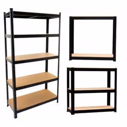 Topeshop REGAŁ P9030 CZARNY