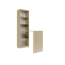 Topeshop R50 SON Z BIURKIEM bureau d'ordinateur Couleur chêne