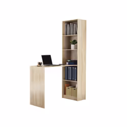 Topeshop R50 SON Z BIURKIEM bureau d'ordinateur Couleur chêne