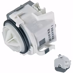 Pompe de vidange compatible pour lave-vaisselle BOSCH, SIEMENS, NEFF, GAGGENAU, VIVA Elle comprend un moteur et une hélice qu ...