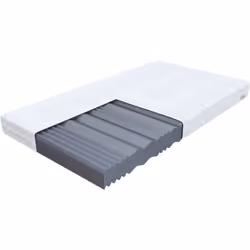 Matelas TRIEST MAX construit d'un bloc de la mousse profilée, sans utilisation du colle. Ceci assure une longue vie du matela ...