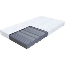 FDM - Matelas 80x200 triest max mousse spécialement profilée - le soutien parfait de la colonne vertébrale