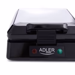 Adler AD 3036 moule à gauffres 4 gauffre(s) 1500 W Noir, Gris