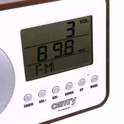 Camry Premium CR 1153 Radio portable Numérique Marron, Gris, Blanc - Vue supplémentaire 4