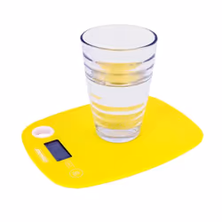 Mesko Home MS 3159y Jaune Comptoir Rectangle Balance de ménage électronique