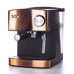 Adler AD 4404cr Semi-automatique Machine à café 2-en-1 1,6 L