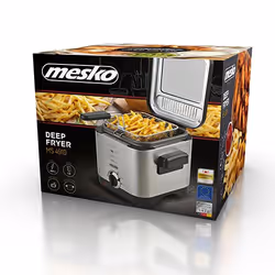 Mesko Home MS 4910 Friteuse 1,5L 900W Noir, Acier satin - Vue supplémentaire 6