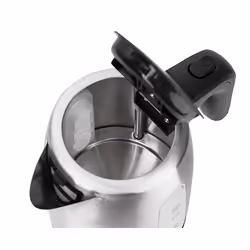 Adler AD 1273 bouilloire 1 L 1200 W Noir, Noisettes, Acier inoxydable