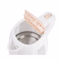 Adler AD 1264 bouilloire 1,7 L 2200 W Noisettes, Blanc