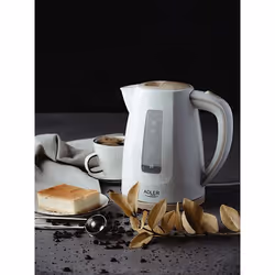 Adler AD 1264 bouilloire 1,7 L 2200 W Noisettes, Blanc - Vue supplémentaire 5