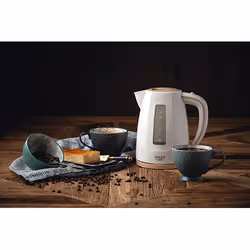 Adler AD 1264 bouilloire 1,7 L 2200 W Noisettes, Blanc - Vue supplémentaire 6
