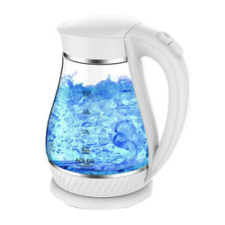 Adler AD 1274 bouilloire 1,7 L 2200 W Transparent, Blanc