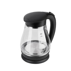 Adler AD 1274 B bouilloire 1,7 L 2200 W Noir, Transparent