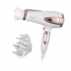 Adler AD 2248 sèche-cheveux 2400 W Bronze, Blanc