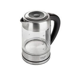 Adler AD 1247 NEW bouilloire 1,7 L 2200 W Noisettes, Acier inoxydable, Transparent