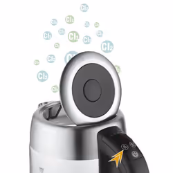 Adler AD 1247 NEW bouilloire 1,7 L 2200 W Noisettes, Acier inoxydable, Transparent - Vue supplémentaire 6