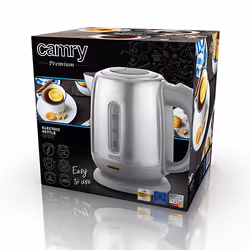 Camry Premium CR 1278 bouilloire 1,2 L 1630 W Gris, Acier inoxydable - Vue supplémentaire 5