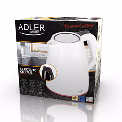 Adler AD 1277 W bouilloire 1,7 L 2200 W Blanc - Vue supplémentaire 7