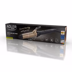 Adler AD 2112 brosse soufflante et fer à lisser Fer à friser À chaleur Noir, Or rose 55 W - Vue supplémentaire 5