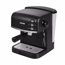 Mesko Home MS 4409, Machine à expresso, 1,5 L, Café moulu, 850 W, Noir, Acier satin