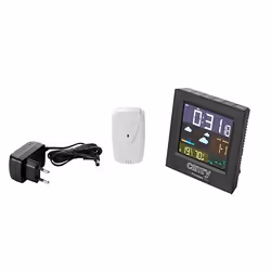 Camry Premium CR 1166 station météo numérique Noir AC/Batterie - Vue supplémentaire 4
