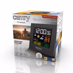 Camry Premium CR 1166 station météo numérique Noir AC/Batterie - Vue supplémentaire 5