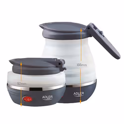 Adler AD 1279 bouilloire 0,6 L 750 W Noir, Blanc - Vue supplémentaire 5