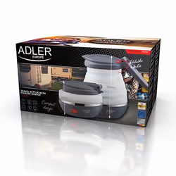 Adler AD 1279 bouilloire 0,6 L 750 W Noir, Blanc - Vue supplémentaire 6
