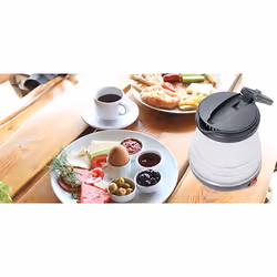 Adler AD 1279 bouilloire 0,6 L 750 W Noir, Blanc - Vue supplémentaire 7