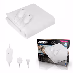 Mesko Home MS 7420 couverture et coussin chauffant Couverture chauffante 120 W Blanc Polyester - Vue supplémentaire 5