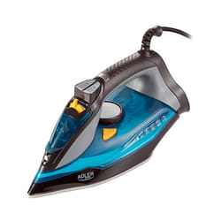Adler AD 5032 fer à repasser Fer à repasse à sec Semelle en céramique 2400 W Noir, Bleu, Gris