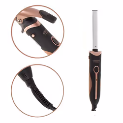 Camry Premium CR 2024 brosse soufflante et fer à lisser Kit d'accessoires de coiffure À chaleur Noir, Or rose 1200 W - Vue supplémentaire 13