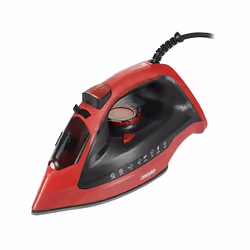 Mesko Home MS 5031, Fer à vapeur, Semelle en céramique, 70 g/min, Rouge, 40 g/min, 0,4 L