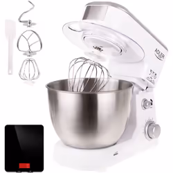 Adler - AD4216 Robot Pâtissier Boulangerie Cuisine Ménager Multifonction Bol 4L 1000W Blanc