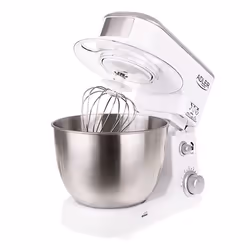 Adler AD 4216, 4 L, Blanc, Rotatif, Pétrisseur, Mélange, Acier inoxydable, 500 W