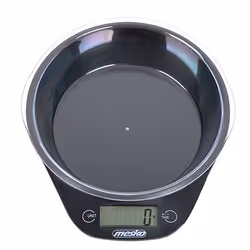 Mesko Home MS 3164 escabeaux de cuisine Noir Comptoir Rond Balance de ménage électronique - Vue supplémentaire 4