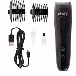 Camry Premium CR 2833, Noir, 3 mm, 1,2 cm, LCD, AC/Batterie, 60 min