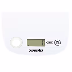 Mesko Home MS 3159w Blanc Comptoir Ovale Balance de ménage électronique