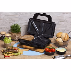 Adler AD 3043 gaufrier et appareil à croque-monsieur 1300 W Noir - Vue supplémentaire 9