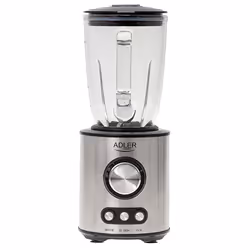 Adler AD 4078 blender Mélangeur de table 1700 W Noir, Acier inoxydable, Transparent