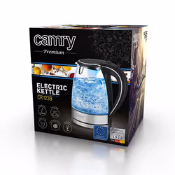 Camry Premium CR 1290 bouilloire 1,7 L 2000 W Noir, Transparent - Vue supplémentaire 9