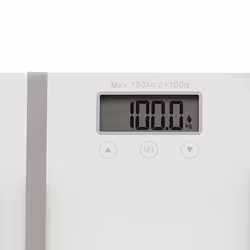 Adler AD 8154 balance Rectangle Gris, Blanc Pèse-personne électronique