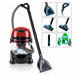 L'aspirateur eau et poussières nettoie en profondeur les surfaces textiles telles que les tapis, les tissus d'ameublement, le ...