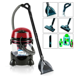 Vira Aspirateur shampouineuse spécial moquette / tapisserie sec/humide 4 en 1 2400W Rouge - MPM