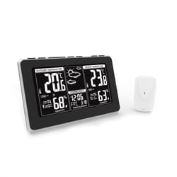 Adler AD 1175 station météo numérique Noir, Argent LCD AC/Batterie
